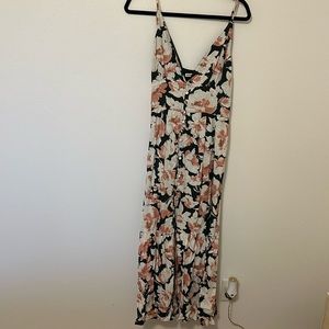 Floral Abercrombie & fitch button down maxi dress